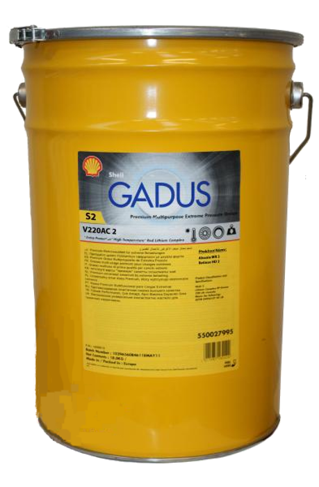 Смазка SHELL Gadus S2 V220AC 2 - 18 кг.