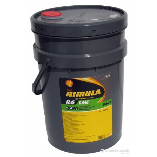 Масло SHELL 5/30 Rimula R6 LME - 20 л.