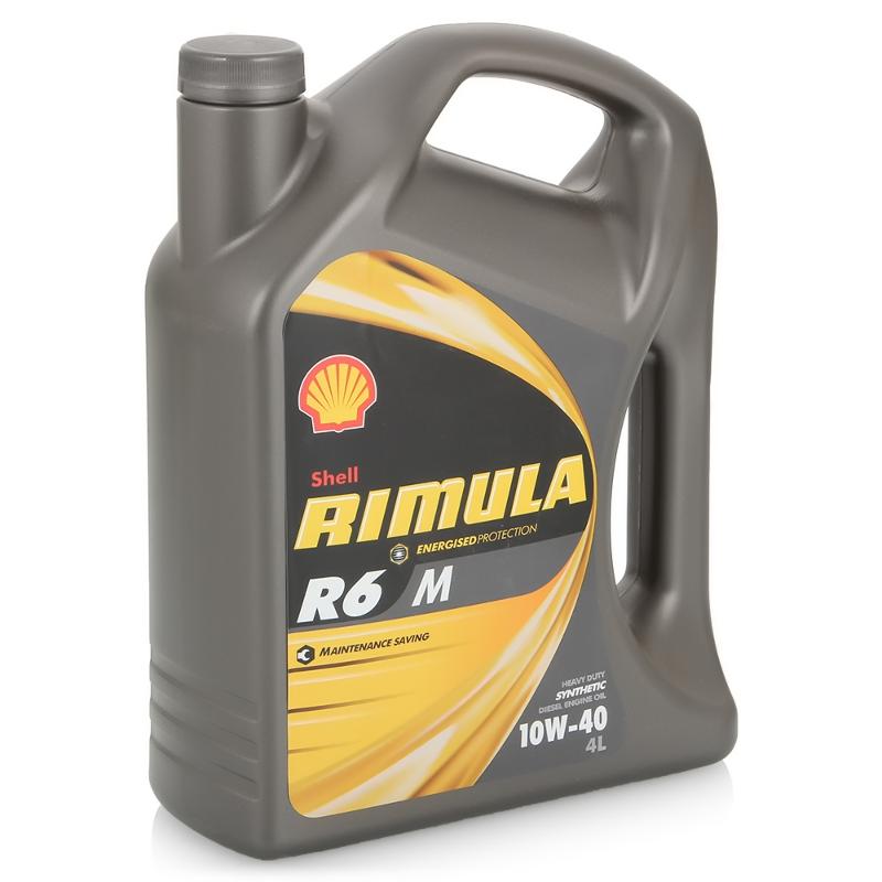 Масло SHELL 10/40 Rimula R6 M - 4 л.