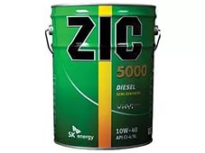 Масло ZIC 10/40 5000 Cl-4 дизель п/синт 20 л.